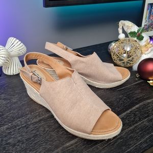 BOC Espadrilles Sandals Womens Ankle Strap Sandals Womens Sz 10